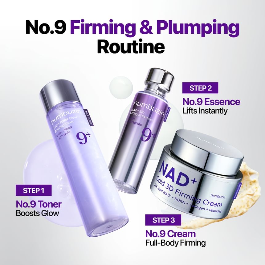 Numbuzin - No.9 NAD+ Gold 3D Firming Cream [50ml]