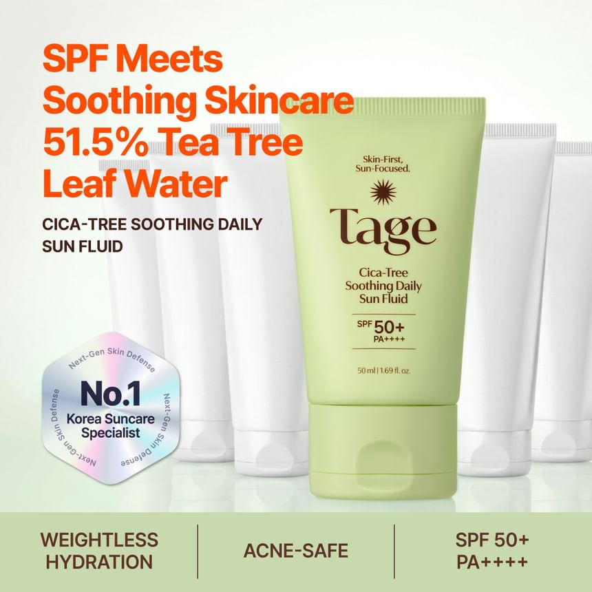 Tage - Cica-Tree Soothing Daily Sun Fluid [50ml]