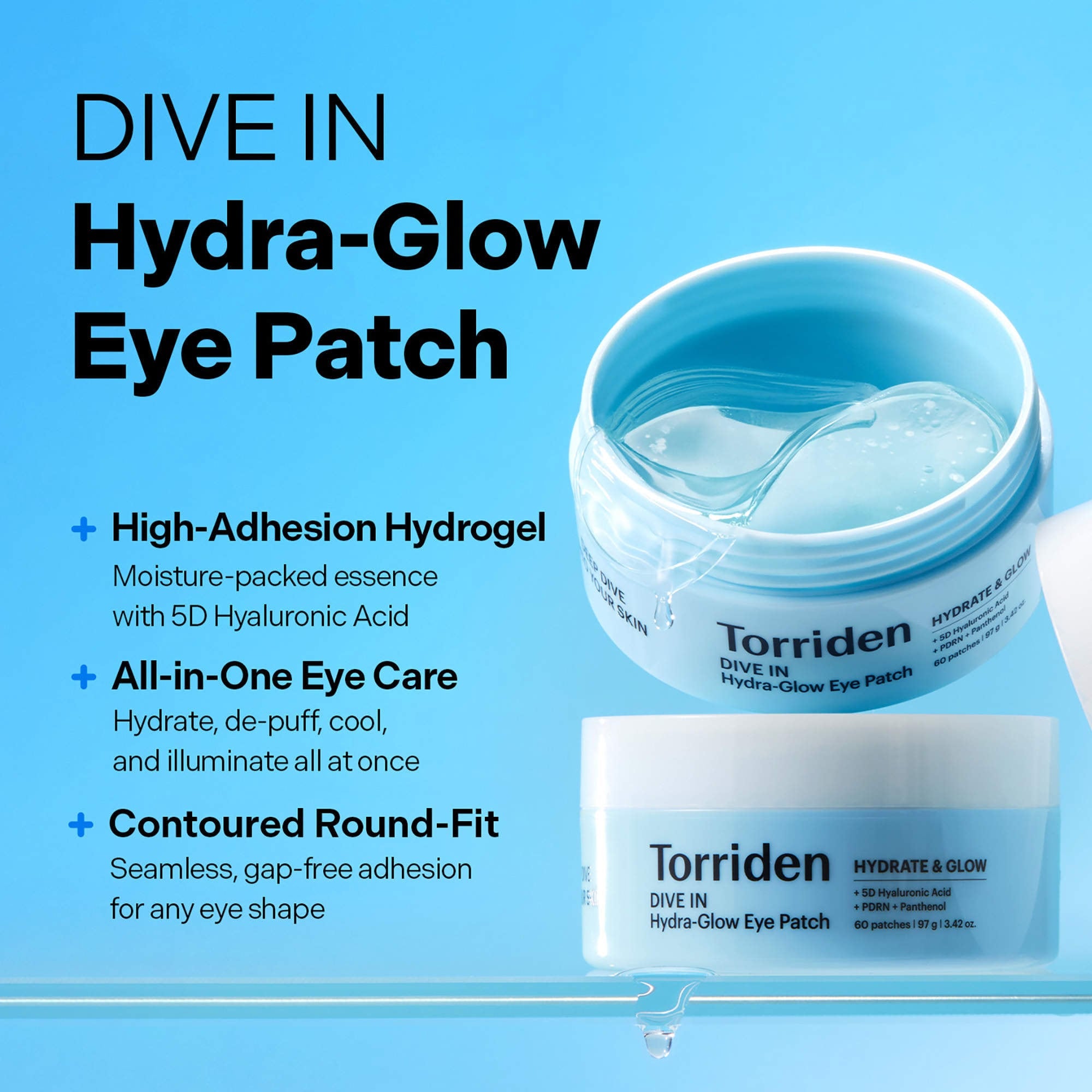 Torriden - DIVE IN Hydra-Glow Eye Patch (60 patches)