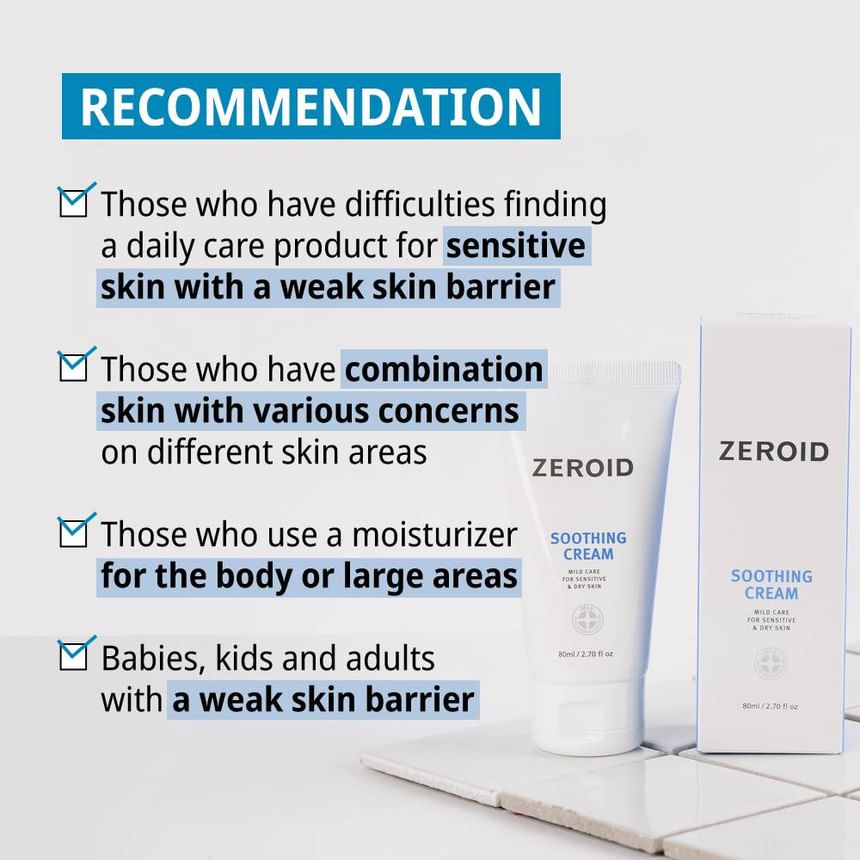 ZEROID - Soothing Cream (80ml)