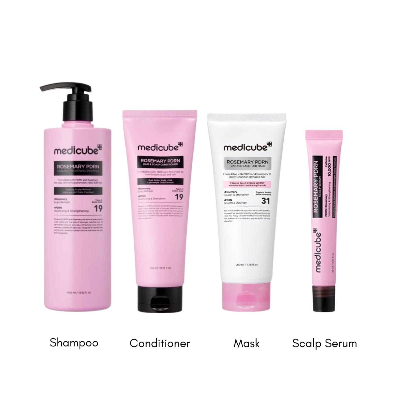 Medicube - Rosemary PDRN Full Hair Care Set (4 Items)