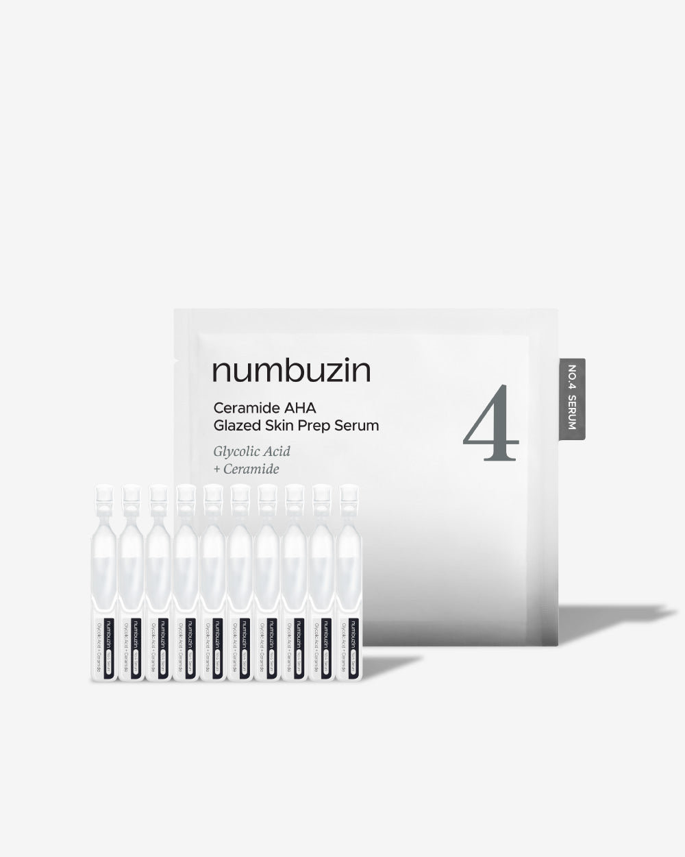 Numbuzin - No.4 Ceramide AHA Glazed Skin Prep Serum [1.3ml*10ea]