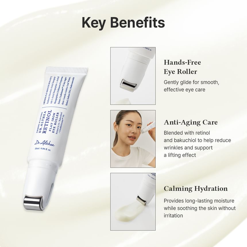 Dr.Althea - Retinol Flat Iron Eye Roller [25ml]
