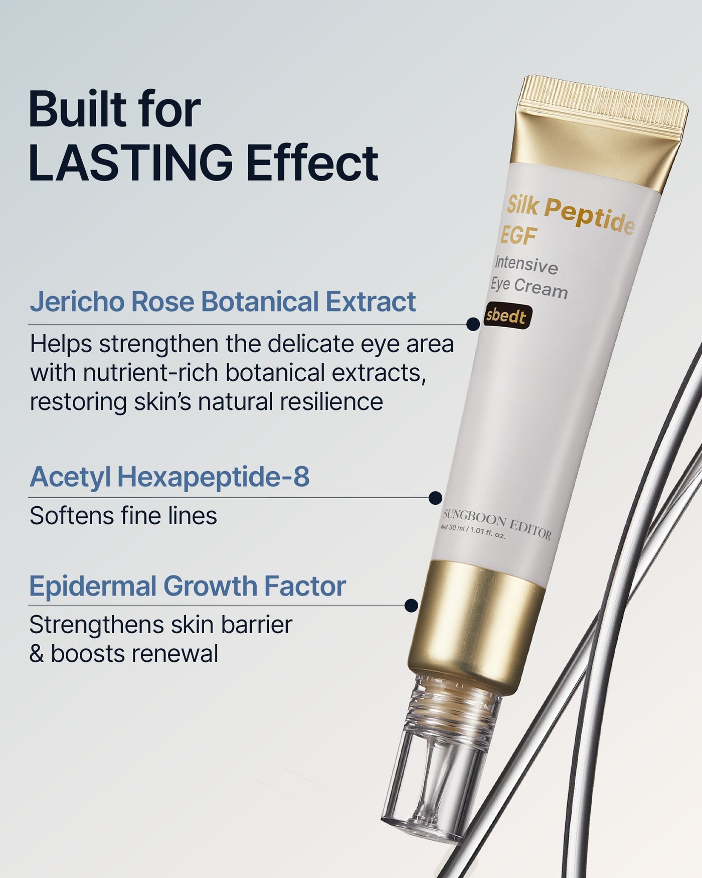 Sungboon Editor - Silk Peptide EGF Intensive Eye Cream [30ml]