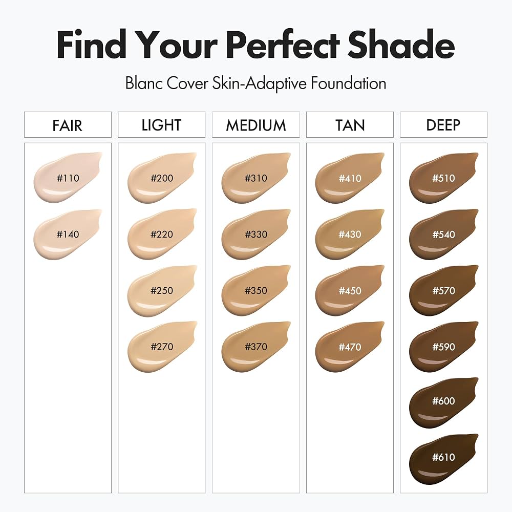 ELREOL - Blanc Cover Skin-Adaptive Foundation 200 Light Cool [30ml]
