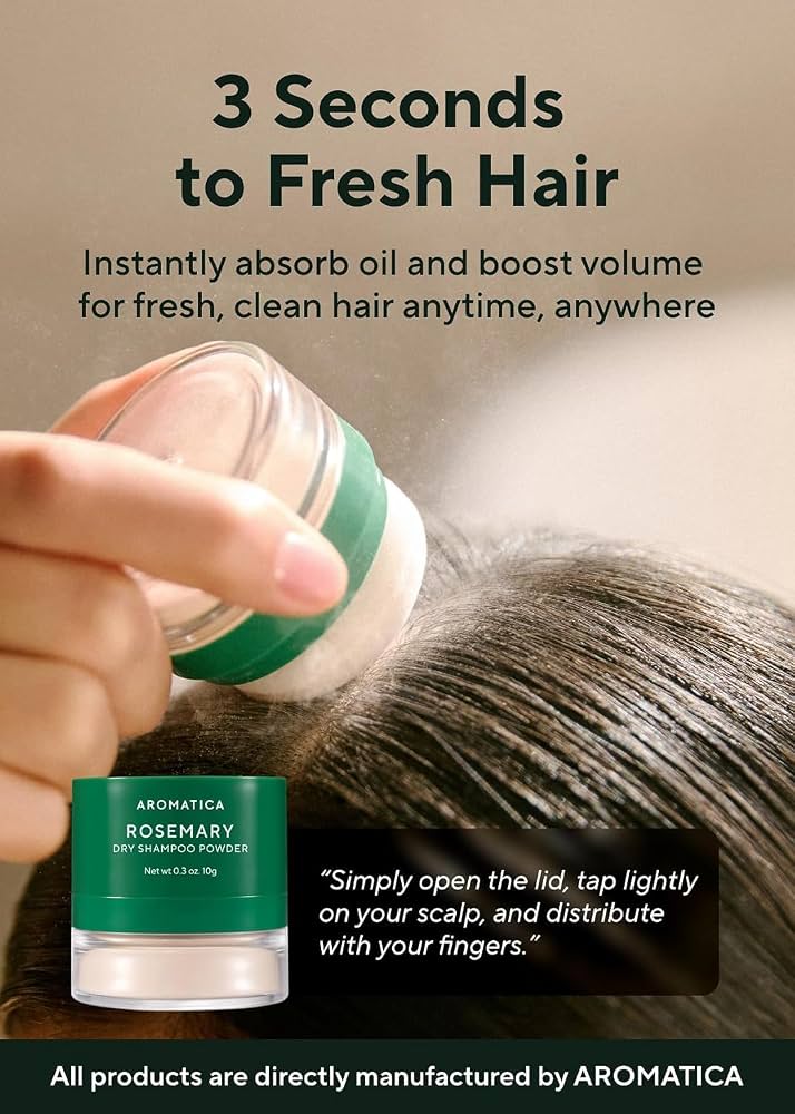 AROMATICA - Rosemary Dry Shampoo Powder (10g)