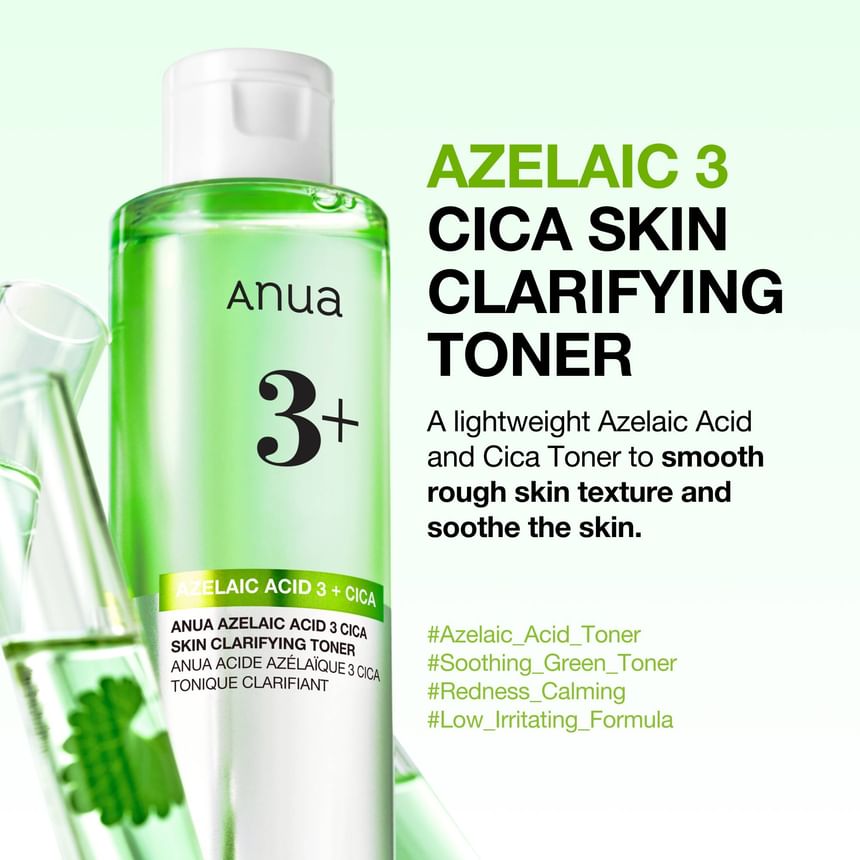 Anua - Azelaic Acid 3 Cica Skin Clarifying Toner [250ml]