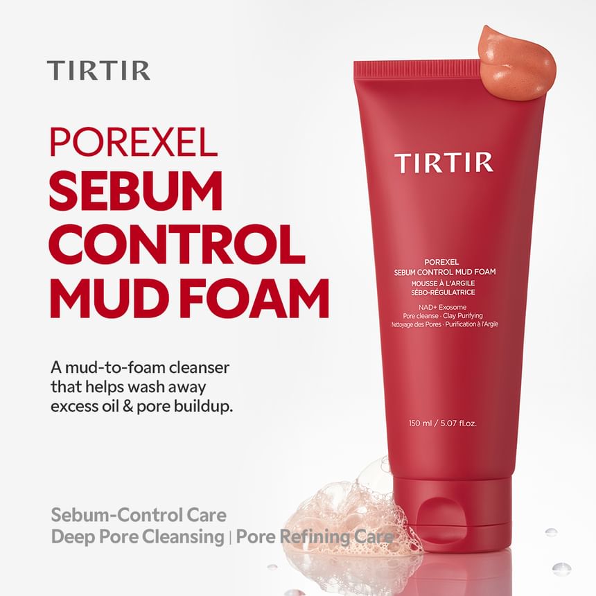 TIRTIR - Porexel Sebum Control Mud Foam [150ml]