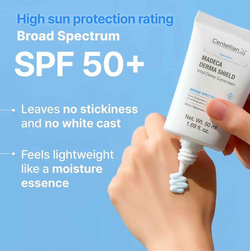 Centellian24 - Madeca Derma Shield Vital Dewy Sun Cream (50ml)