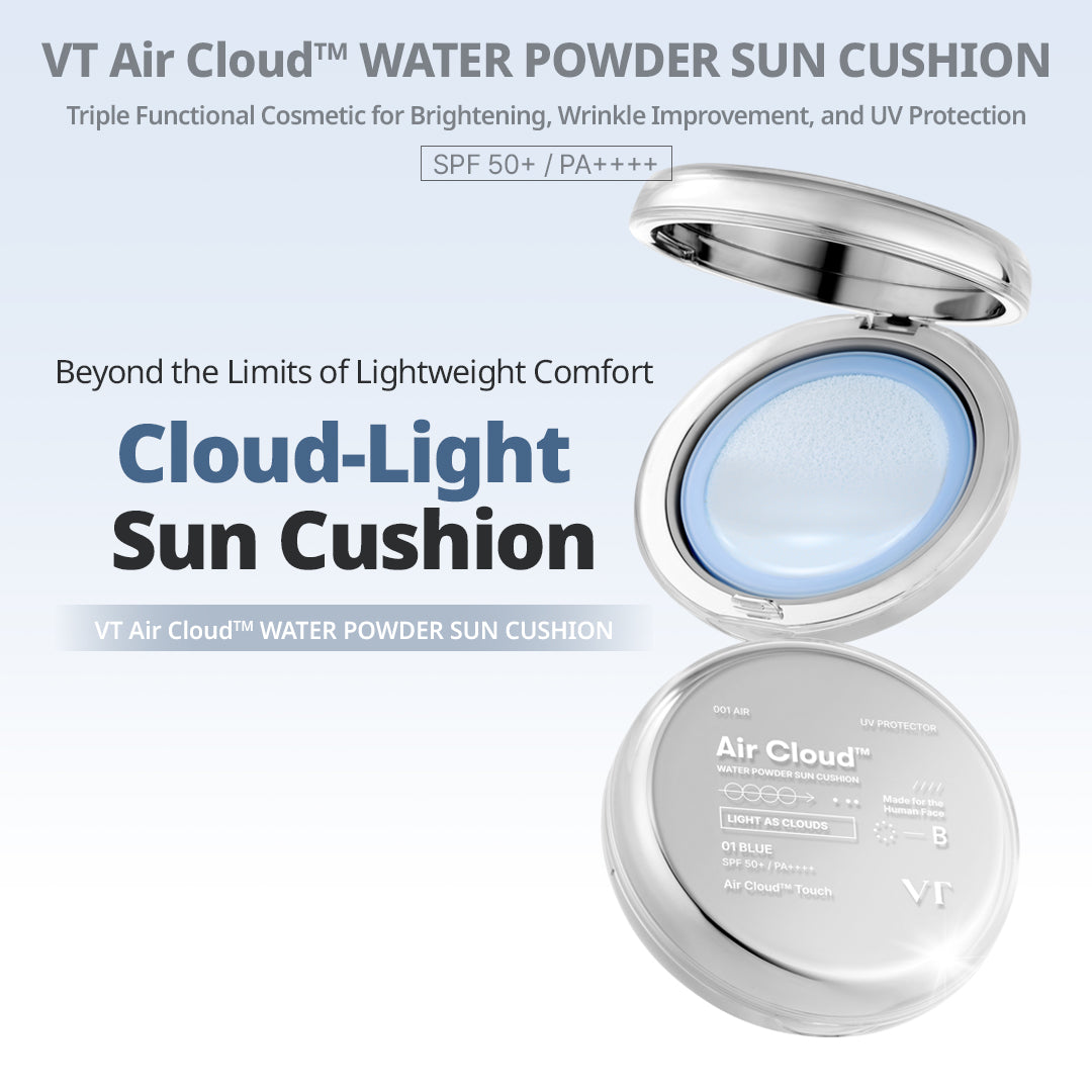 VT - Air Cloud Water Powder Sun Cushion (SPF 50+ PA++++) (12g)