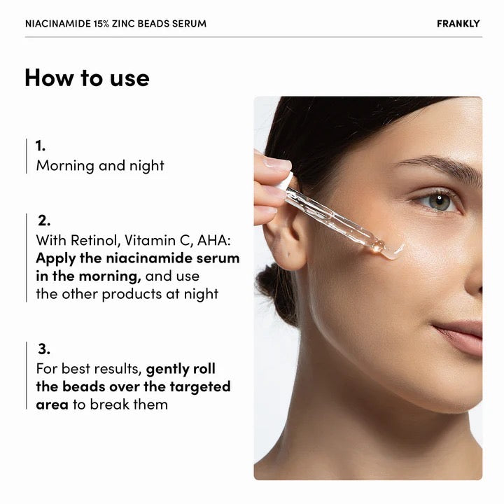 Frankly - Niacinamide 15% Zinc Beads Serum [30ml]