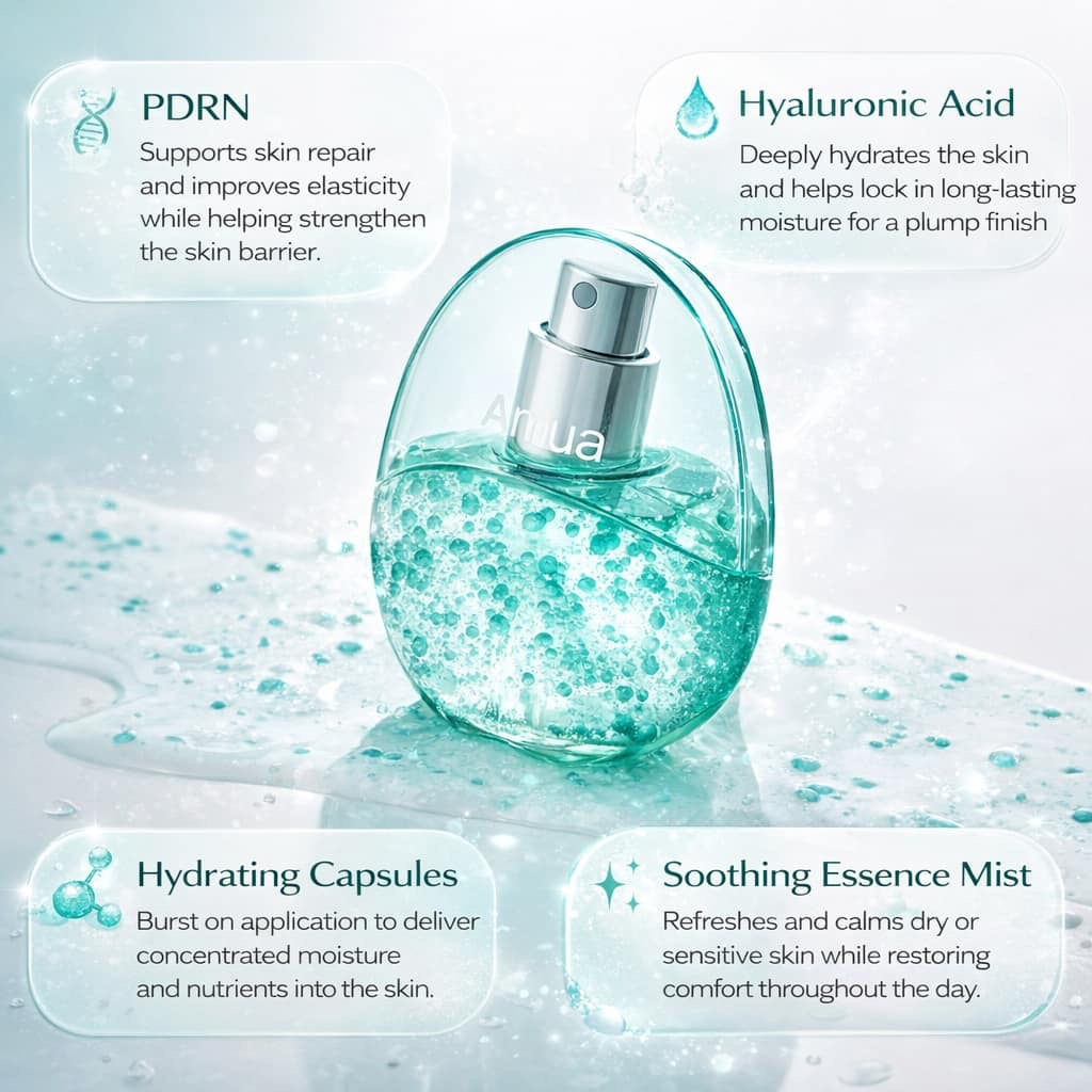 Anua - PDRN Hyaluronic Acid Hydrating Capsule Mist [30ml]