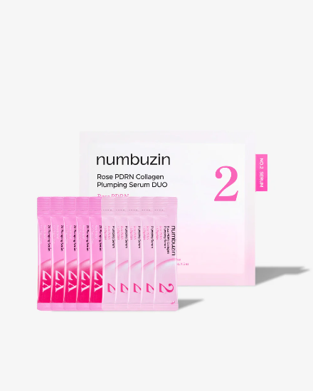 Numbuzin - No.2 Rose PDRN Collagen Plumping Serum DUO [1.2ml*10ea]