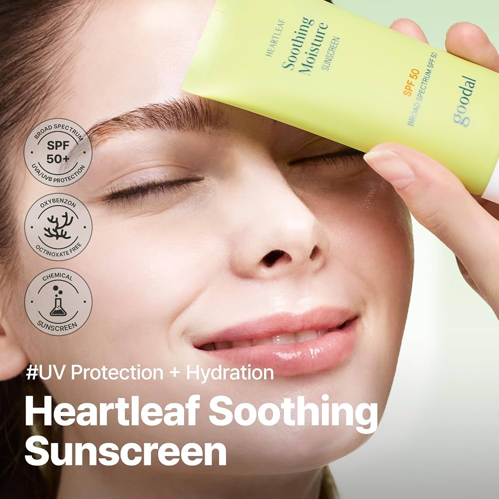 Goodal - Heartleaf Calming Moisture Sun Cream (50ml)