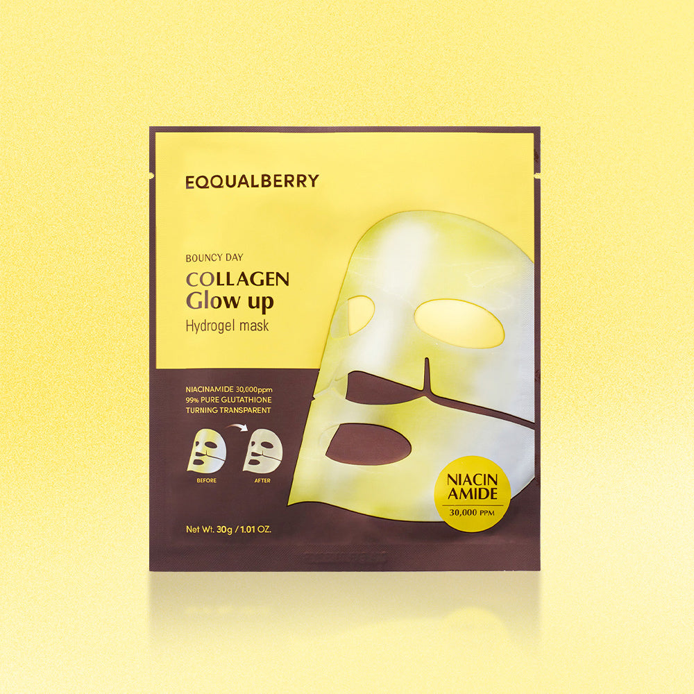 EQQUALBERRY - Collagen Glow up Hydrogel Mask (30g) (1ea)