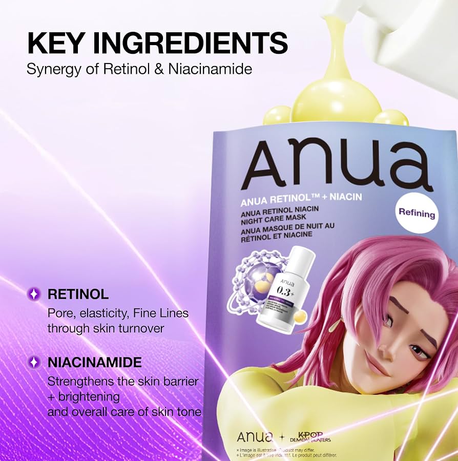 Anua - [KDH] Retinol Niacin Night Care Mask [1EA]