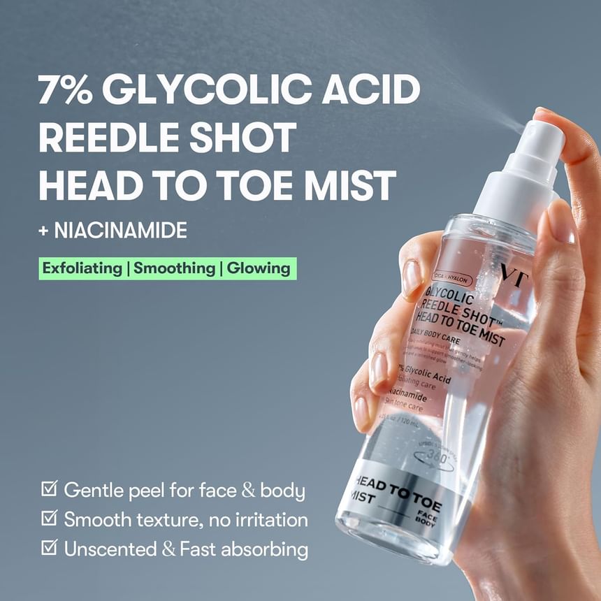 VT - Glycolic Reedle Shot Head To Toe Mist (120ml)