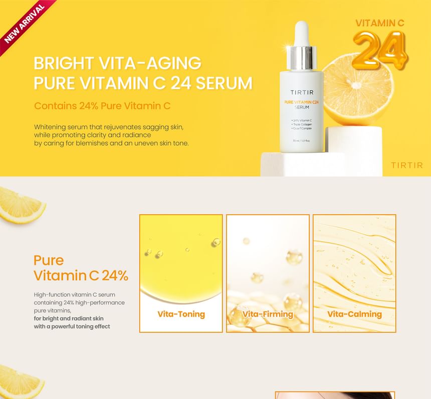 TIRTIR - Pure Vitamin C24 Serum [30ml]
