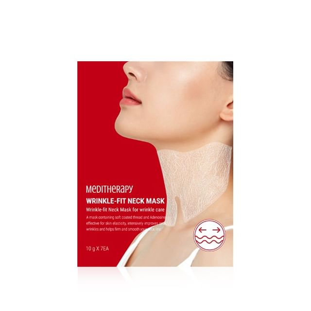 Meditherapy - Wrinkle-Fit Neck Mask Set (10g*7sheets)