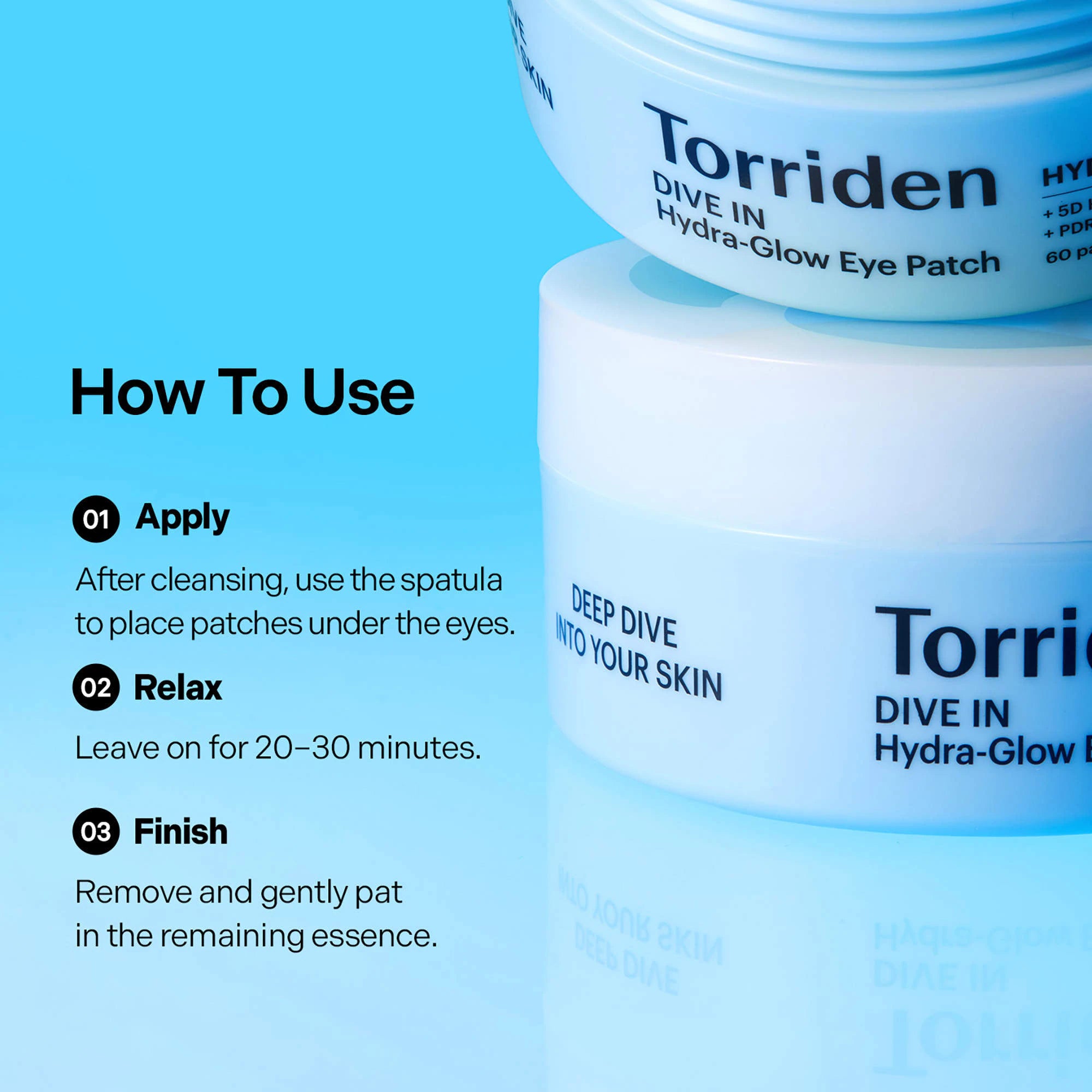 Torriden - DIVE IN Hydra-Glow Eye Patch (60 patches)