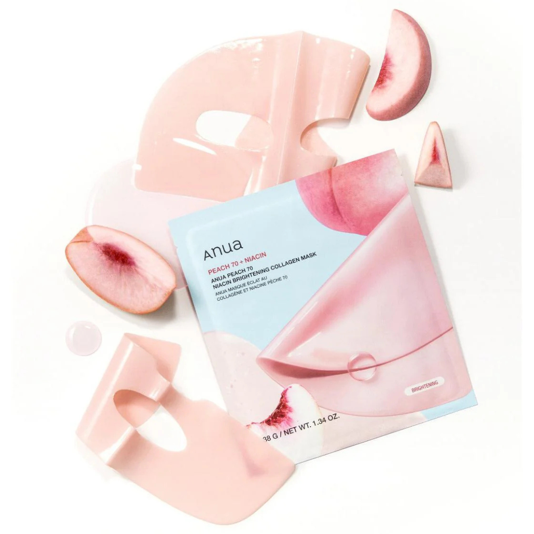 Anua - Peach 70 Niacin Brightening Collagen Mask (38g) (1ea)