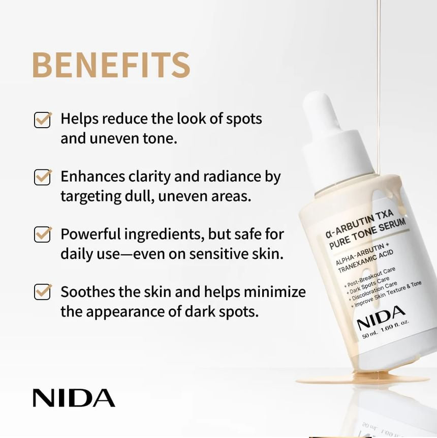 NIDA - Alpha-Arbutin TXA Pure Tone Serum [50ml]