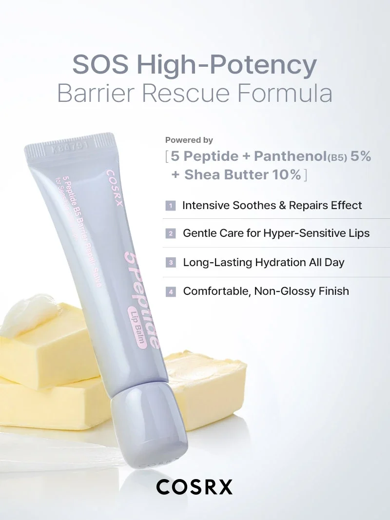 COSRX - 5 Peptide B5 Barrier Repair Salve Lip Balm (12g)