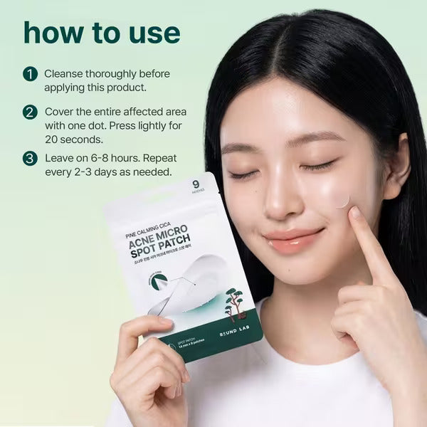 Round Lab - Pine Calming Cica Acne Micro Spot Patch (9 patches)