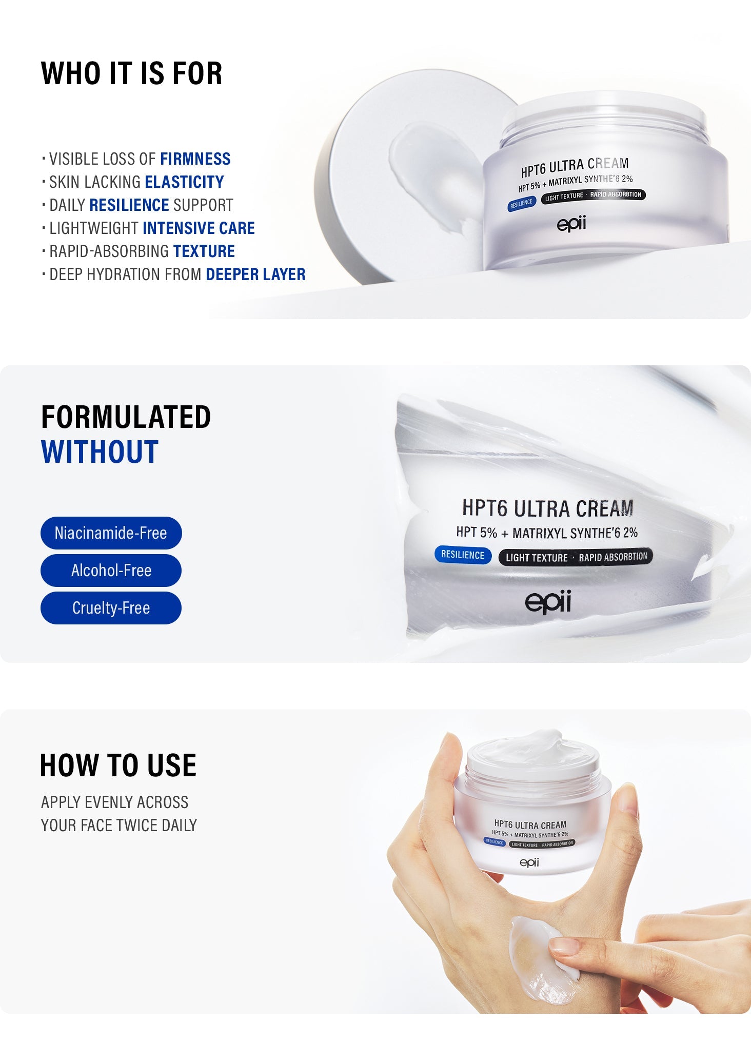 epii - HPT6 Ultra Cream 5% (50ml)