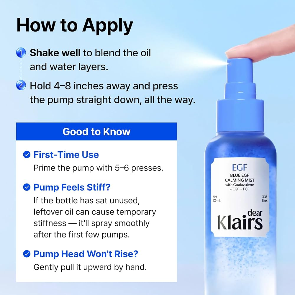 dear, Klairs - Blue EGF Calming Mist (100ml)