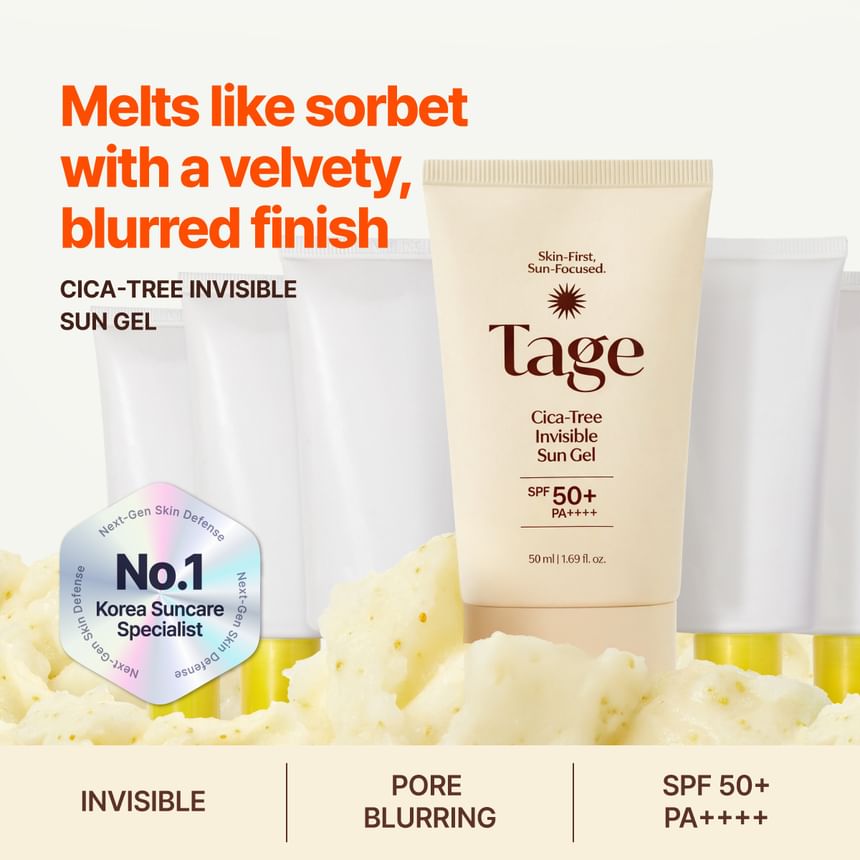 Tage - Cica-Tree Invisible Sun Gel [50ml]