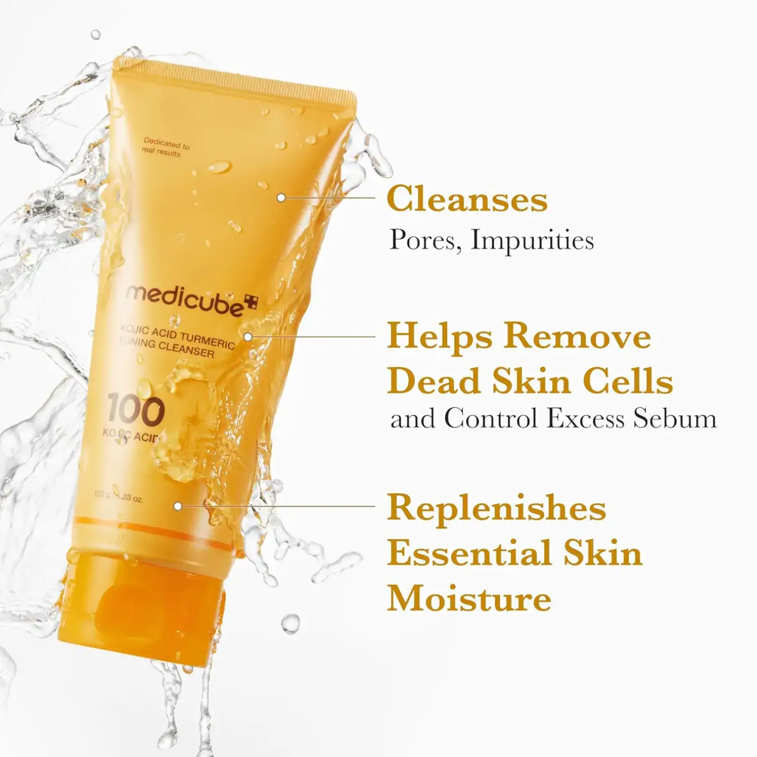 Medicube - Kojic Acid Turmeric Toning Cleanser [120g]