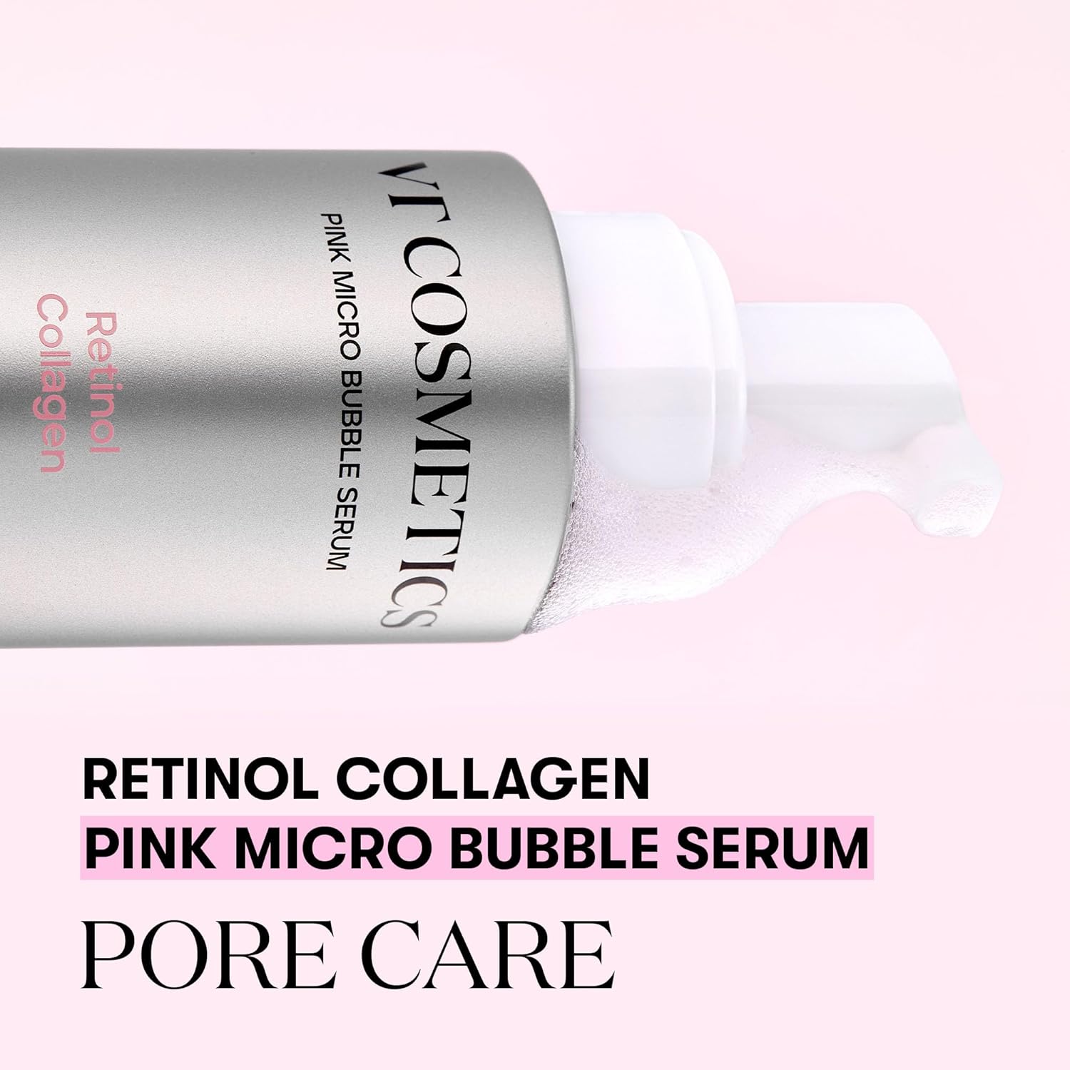VT Cosmetics - Retinol Collagen Pink Micro Bubble Serum [70ml]