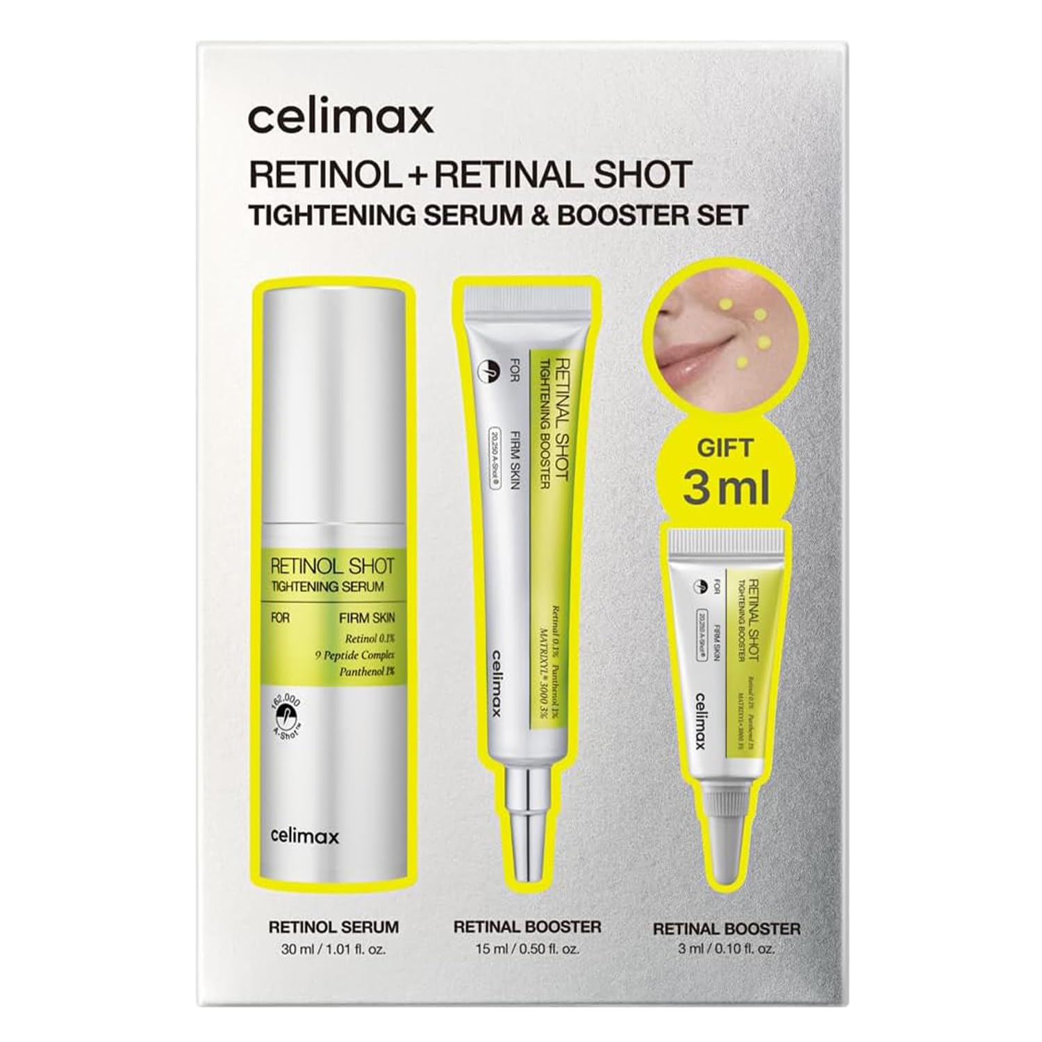 Celimax - The Vita-A Retinol + Retinal Shot Tightening Serum & Booster Set