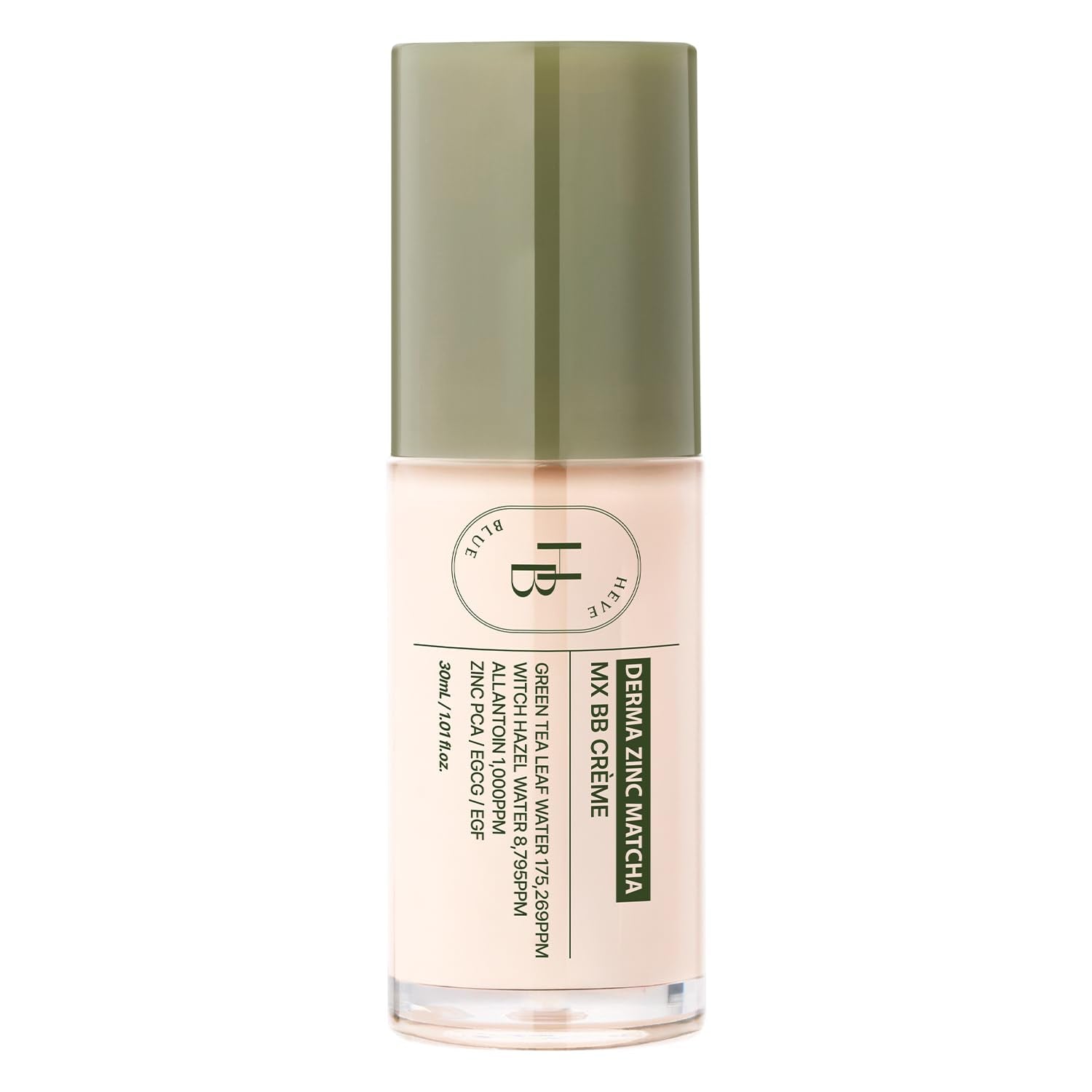 Heveblue - Derma Zinc Matcha MX BB Cream [0.5 Ivory]