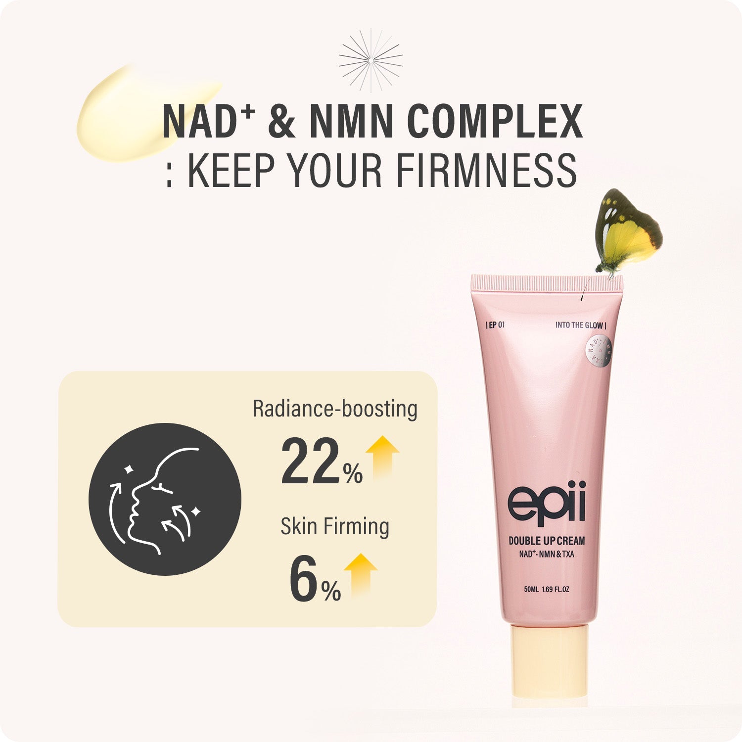 epii - Double Up Cream NAD+ NMN & TXA (50ml)