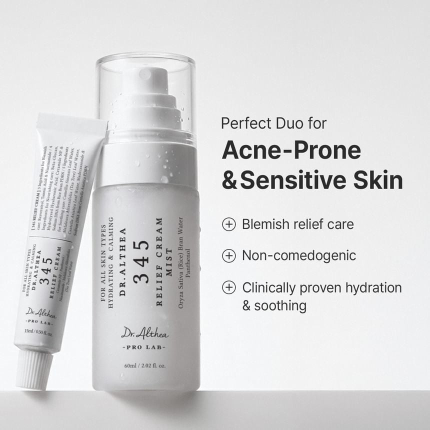Dr.Althea - 345 Travel Set [Mist 60ml + Serum 15ml + Cream 15ml]