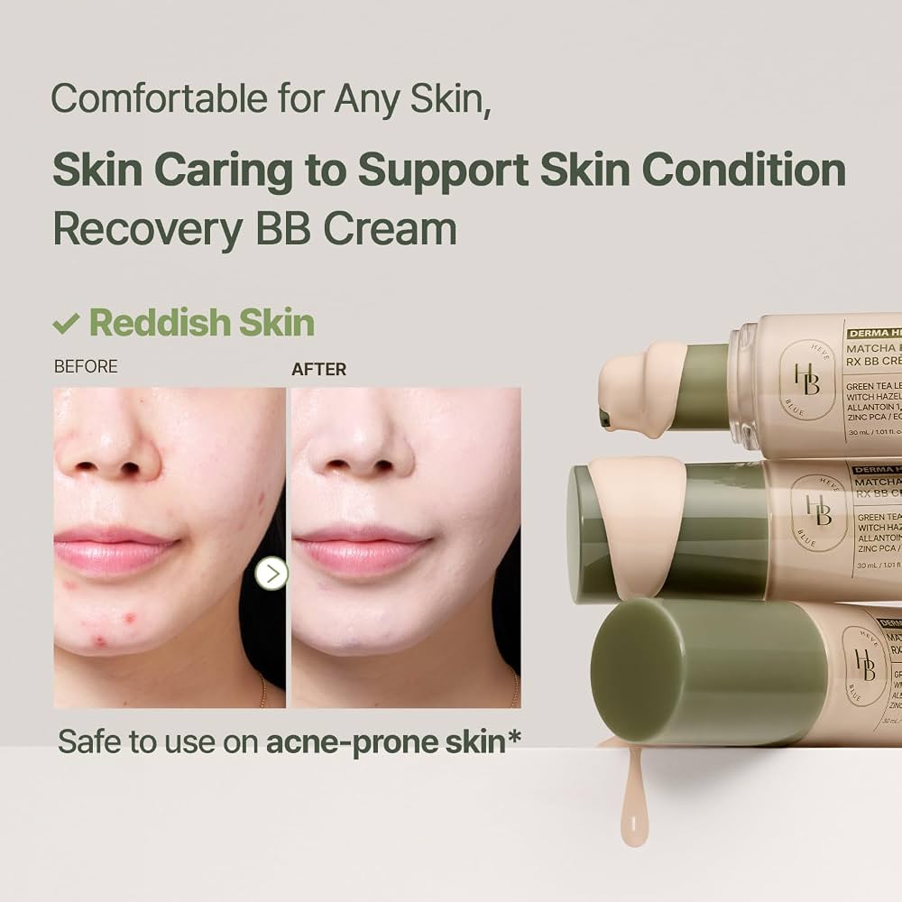 Heveblue - Derma Zinc Matcha MX BB Cream [0.5 Ivory]