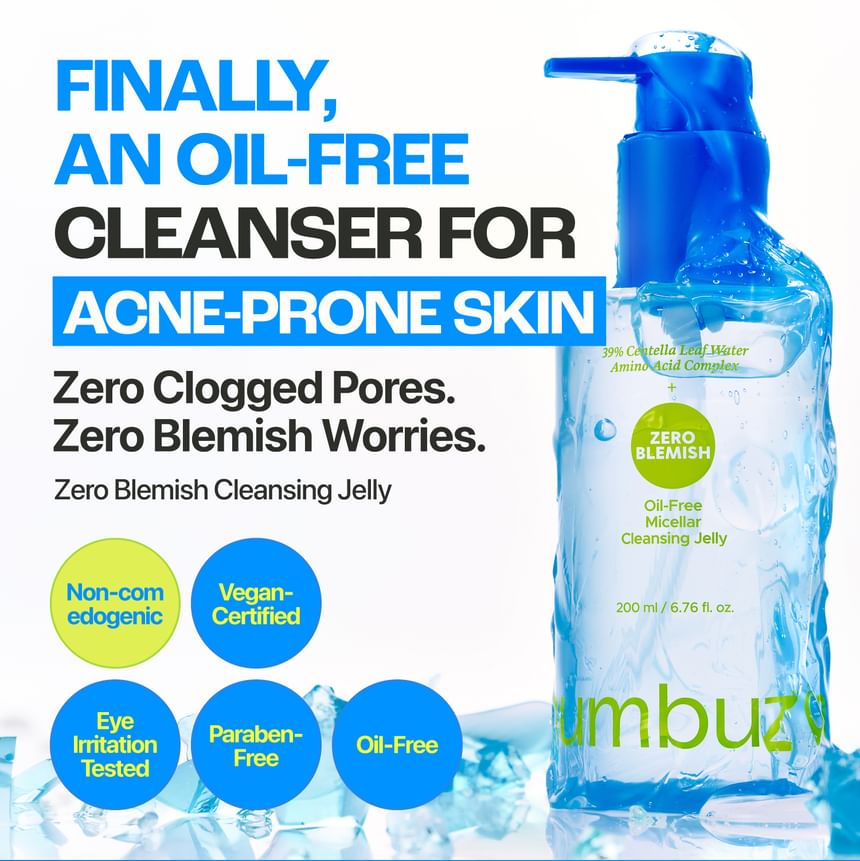 Numbuzin - No.0 Zero Blemish Oil-Free Micellar Cleansing Jelly [200ml]