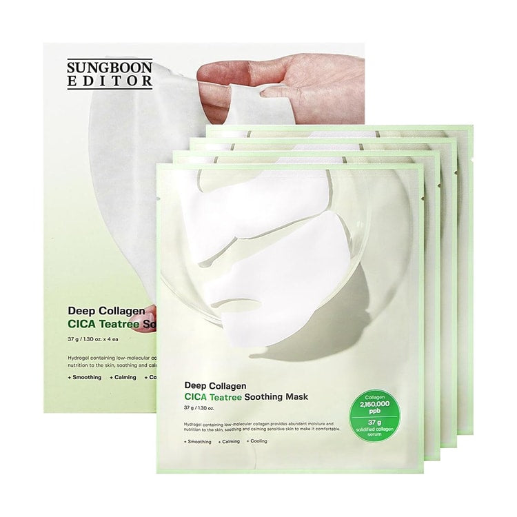 Sungboon Editor - Deep Collagen Cica Teatree Soothing Mask (1ea)