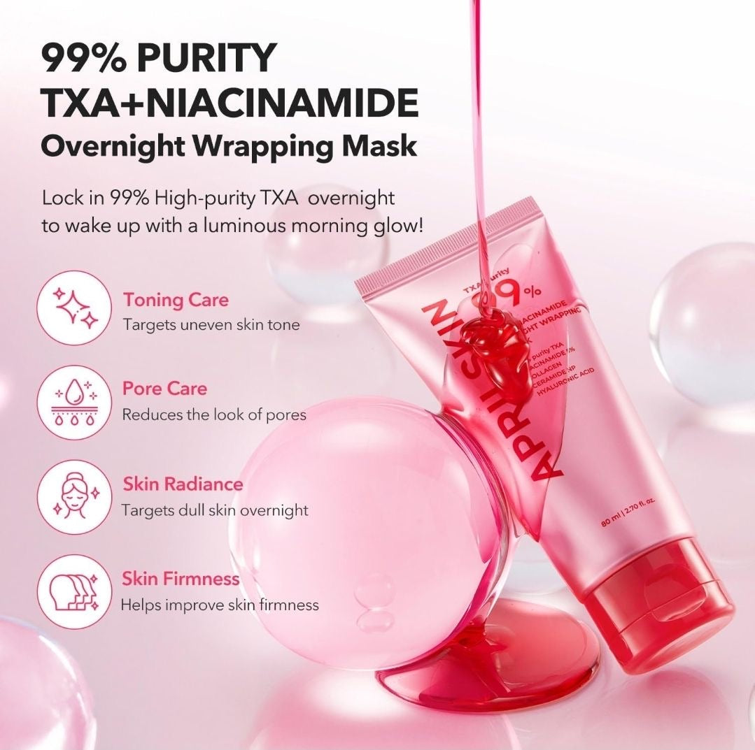 APRILSKIN - TXA Niacinamide 99 Night Wrapping Mask (80ml)