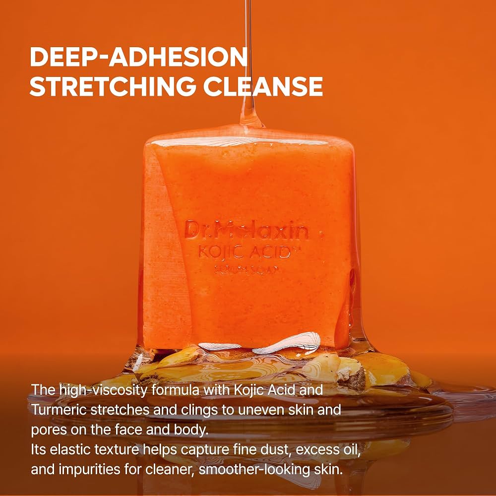 Dr.Melaxin - Kojic Acid Turmeric Serum Soap [110g]