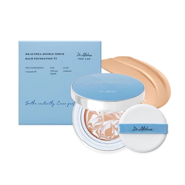 Dr.Althea - Double Serum Balm Foundation #21 Rose Ivory (12g)