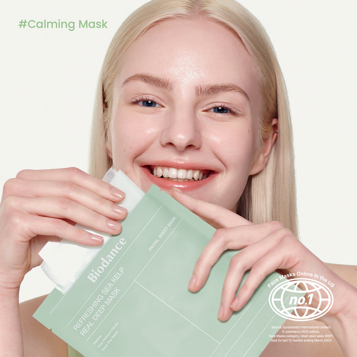 Biodance- Refreshing Sea Kelp Real Deep Mask [1ea]
