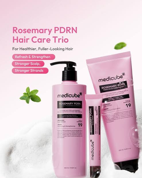 Medicube - Rosemary PDRN Hair Care Set: Shampoo, Conditioner & Serum
