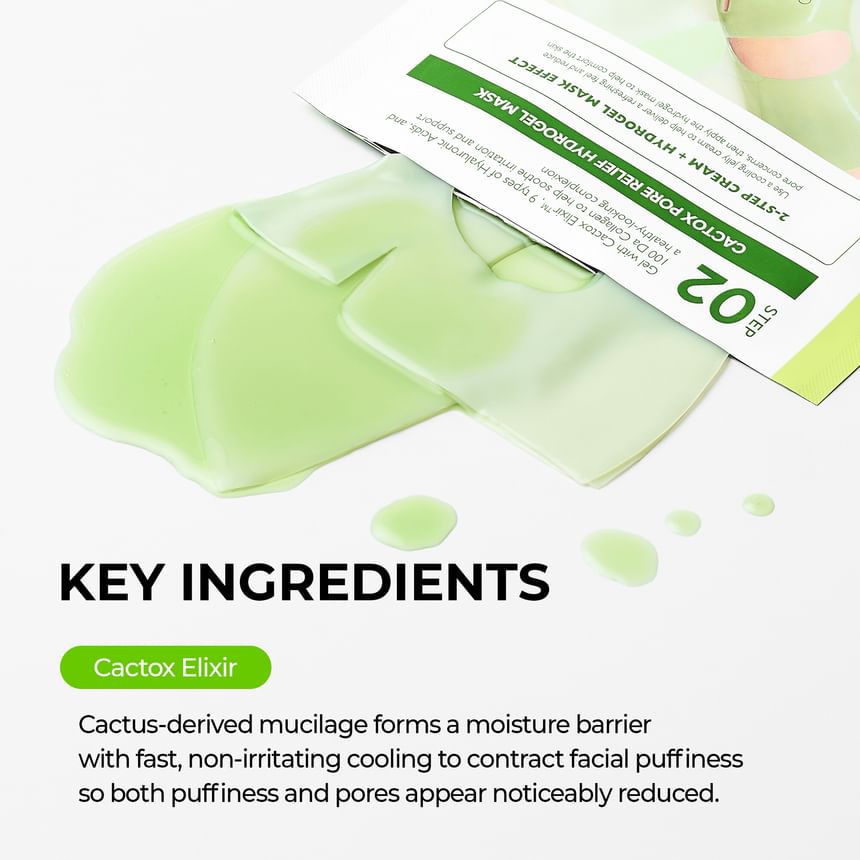 Dr.Melaxin - Cactox Jelly Cream Booster & Pore Relief Hydrogel Mask (1EA)