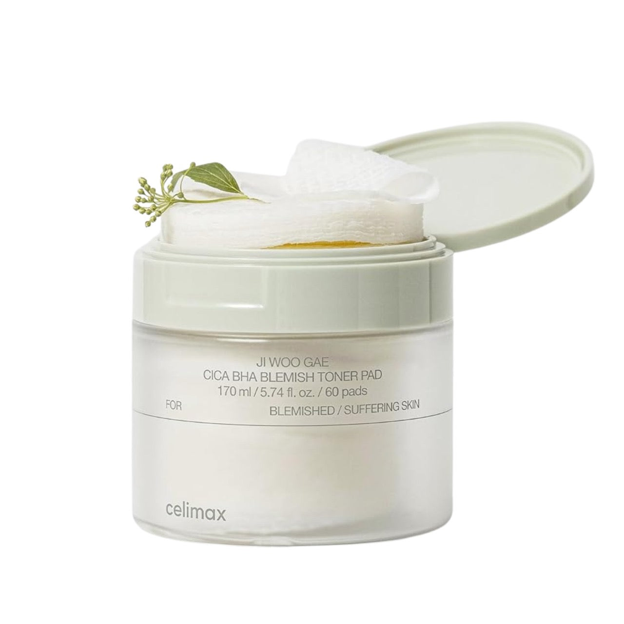 Celimax - Ji Woo Gae Cica BHA Blemish Toner Pad [60pads]