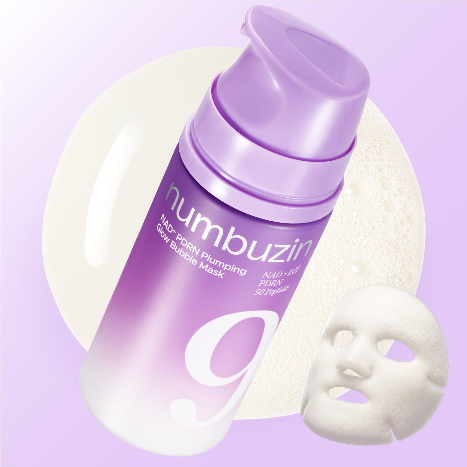 Numbuzin - No.9 NAD+ PDRN Plumping Skin Prep Bubble Mask [85ml]
