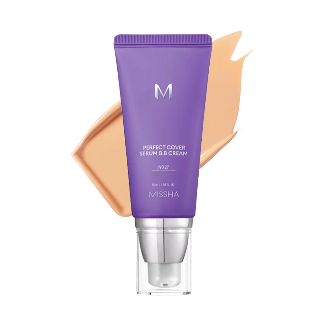 Missha - M Perfect Cover Serum B.B Cream #27 Honey Beige (50ml)
