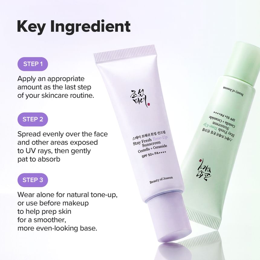 Beauty of Joseon - Stay Fresh Tone-Up Sunscreen (Green) (50ml)